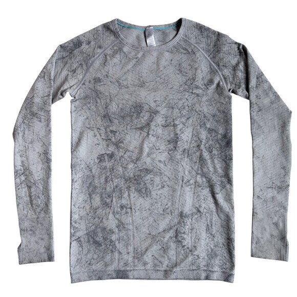 Ivivva by Lululemon Swiftly Fly Tech Seamless Long Sleeve Shirt - Size 14 - Picture 1 of 7